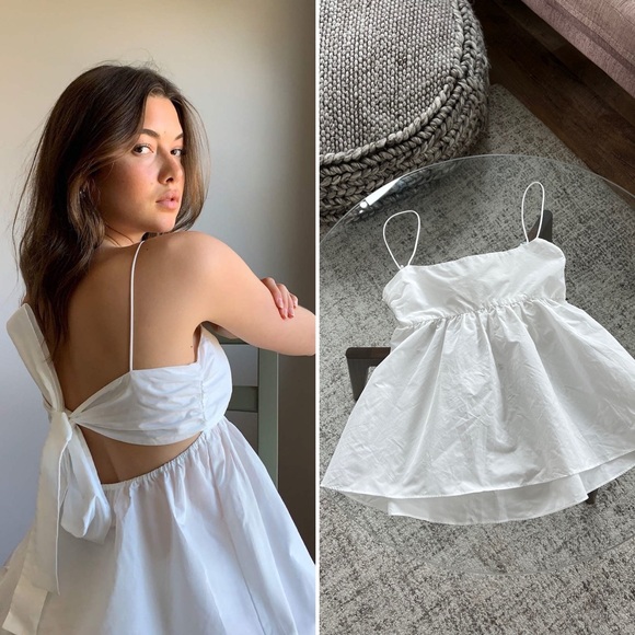 New Aritzia Wilfred Satire White Blouse Sleeveless Top Summer Vacation Sz XS, S - Picture 15 of 15